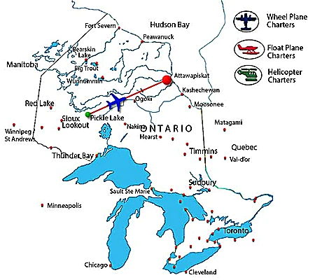 Webequie Helicopter Charter Flights